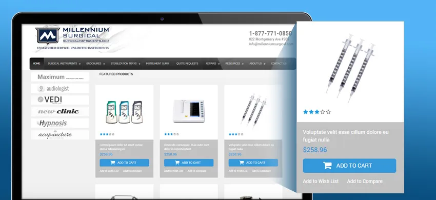 Millennium Surgical Corp Joomla