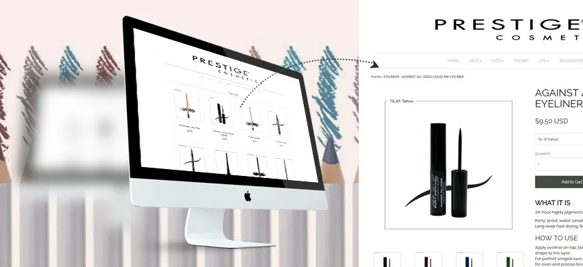 Prestige Cosmetics Ecommerce