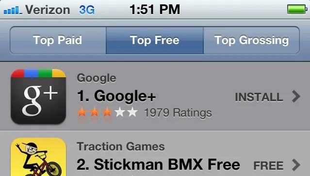 Google+ Iphone App's New Updated Version