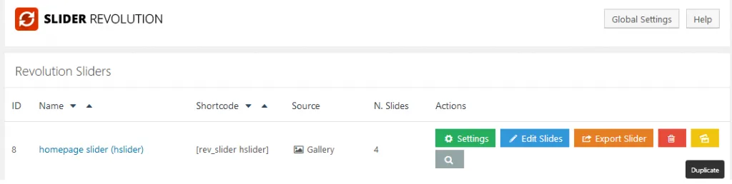 Revolution Slider WordPress